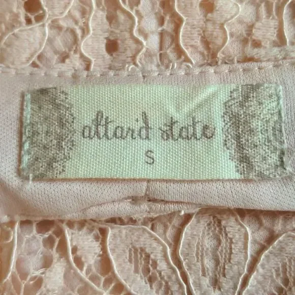 Altar'd State Small Pink Lace Dress with Fringe and Back Detail, NEW - Picture 12 of 12